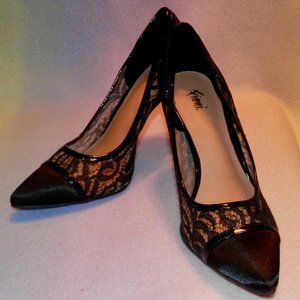 Fioni Night Women's Black Heels Shoes * 4 in Heels * Very Nice * Size 7.5 *